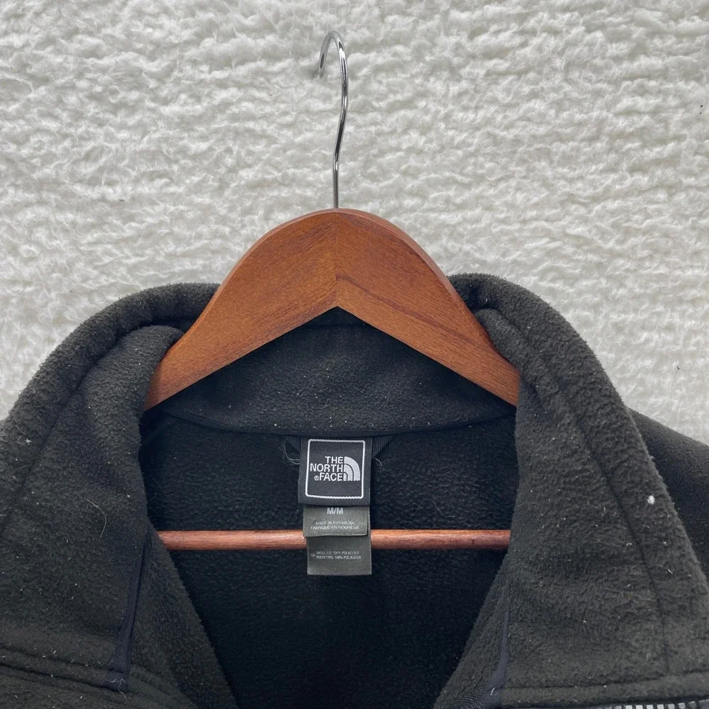 The North Face Jacket Mens Medium Black Fleece Full Zip Outdoor Gorpcore Hike